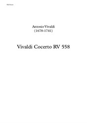 Vivaldi Cocerto – 1. Allegro molto